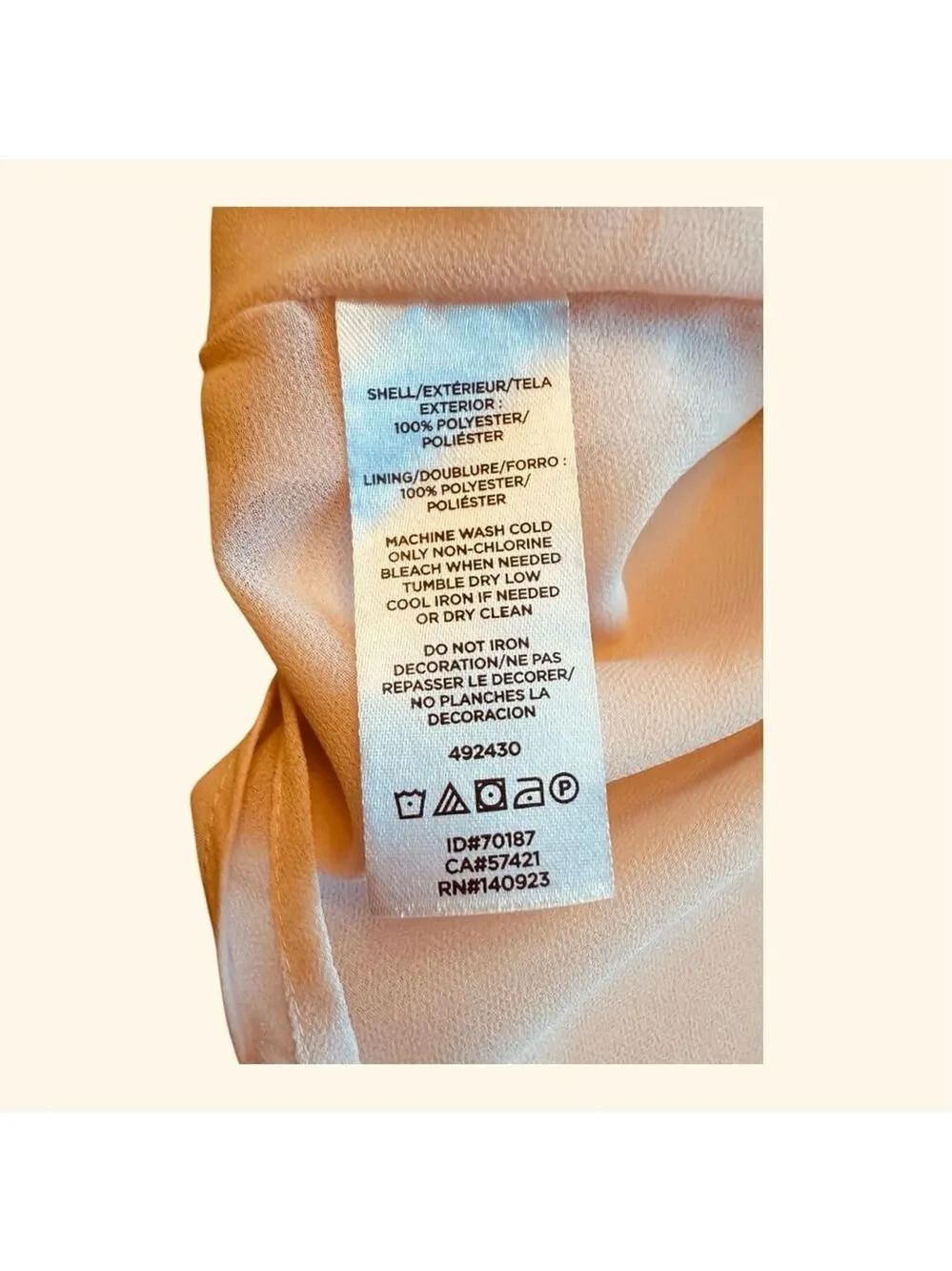 LOFT Peach Pink Puff Sleeve Scoop Neck Blouse Top Women's Size S